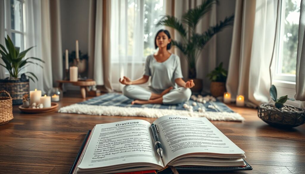 meditación, diario de gratitud, calma mental, mindfulness